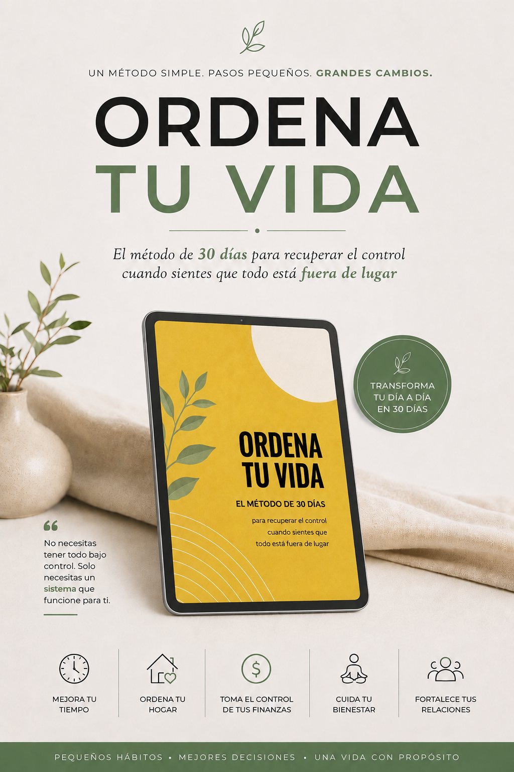 Empieza hoy a recuperar el control de tu vida